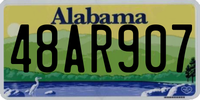 AL license plate 48AR907