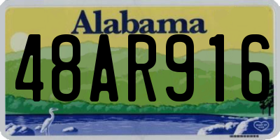 AL license plate 48AR916