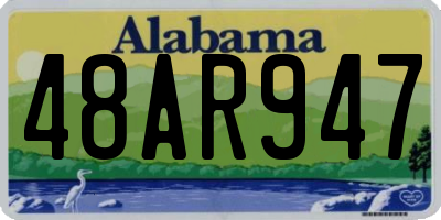 AL license plate 48AR947