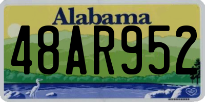 AL license plate 48AR952