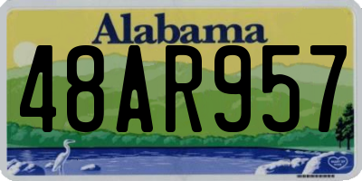 AL license plate 48AR957