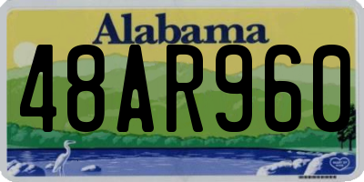 AL license plate 48AR960