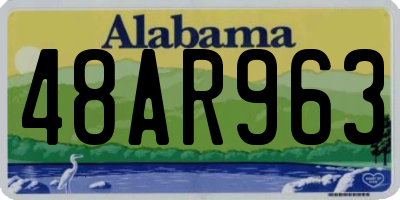 AL license plate 48AR963