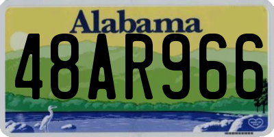 AL license plate 48AR966