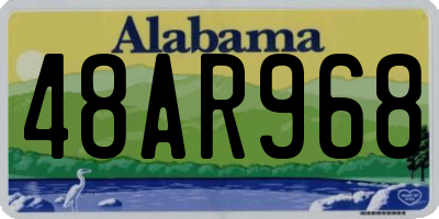 AL license plate 48AR968