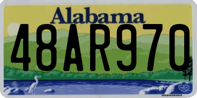 AL license plate 48AR970