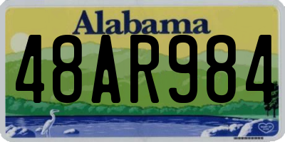 AL license plate 48AR984