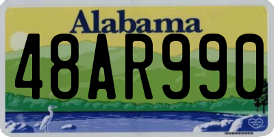 AL license plate 48AR990