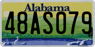 AL license plate 48AS079