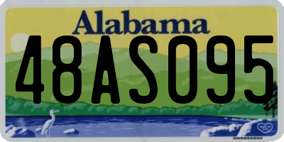 AL license plate 48AS095