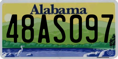 AL license plate 48AS097