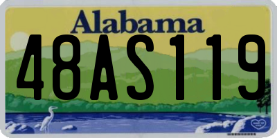 AL license plate 48AS119