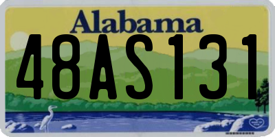 AL license plate 48AS131