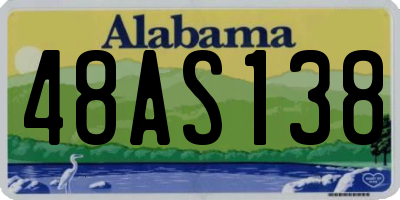 AL license plate 48AS138