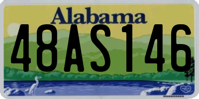 AL license plate 48AS146
