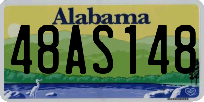AL license plate 48AS148