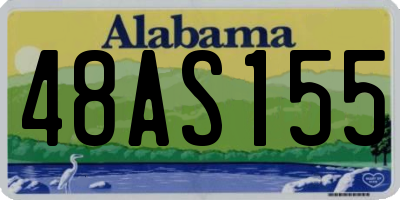 AL license plate 48AS155