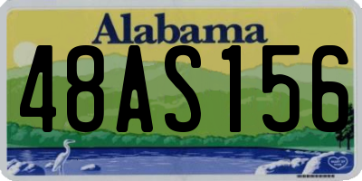 AL license plate 48AS156