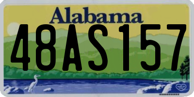 AL license plate 48AS157