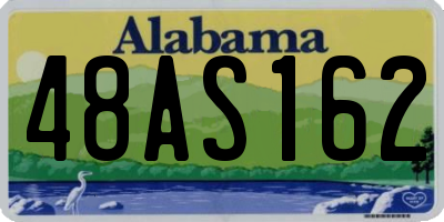 AL license plate 48AS162