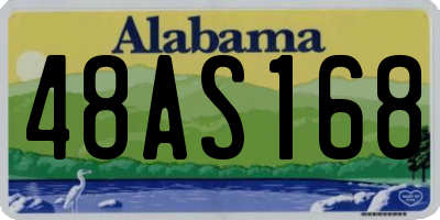AL license plate 48AS168