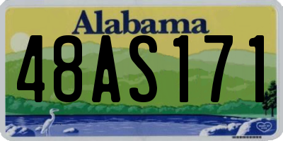 AL license plate 48AS171