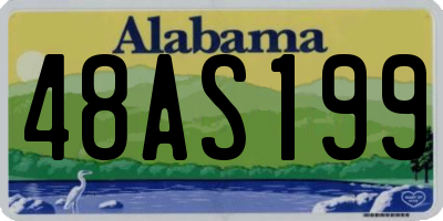AL license plate 48AS199