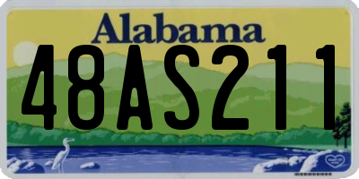 AL license plate 48AS211