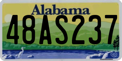 AL license plate 48AS237