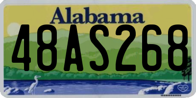 AL license plate 48AS268
