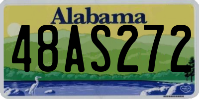 AL license plate 48AS272