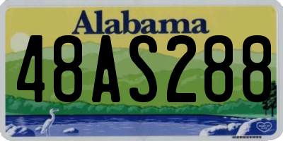 AL license plate 48AS288