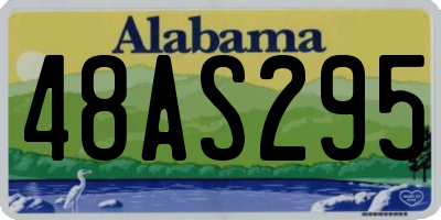AL license plate 48AS295