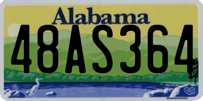 AL license plate 48AS364