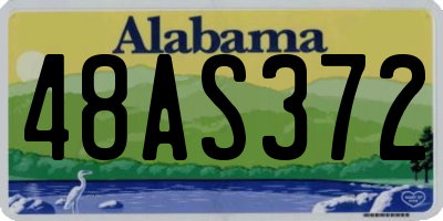 AL license plate 48AS372