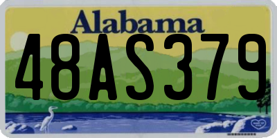 AL license plate 48AS379