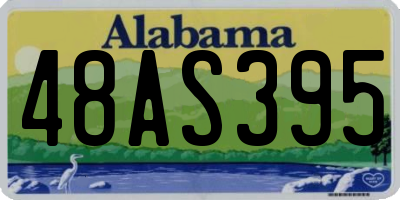 AL license plate 48AS395