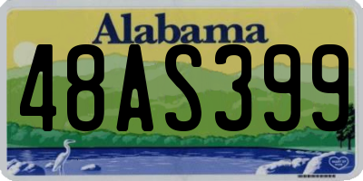AL license plate 48AS399