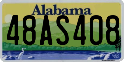AL license plate 48AS408