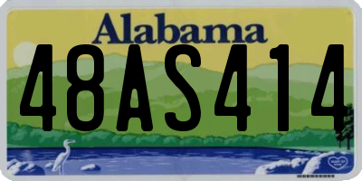 AL license plate 48AS414
