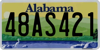AL license plate 48AS421