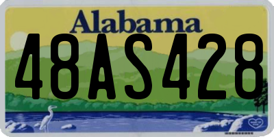 AL license plate 48AS428
