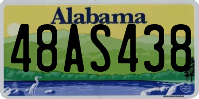 AL license plate 48AS438