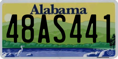AL license plate 48AS441