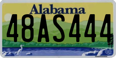 AL license plate 48AS444