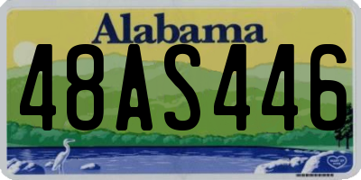 AL license plate 48AS446
