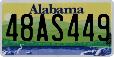 AL license plate 48AS449