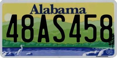 AL license plate 48AS458