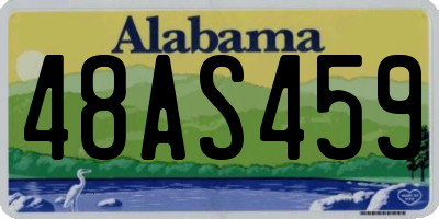 AL license plate 48AS459