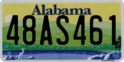 AL license plate 48AS461